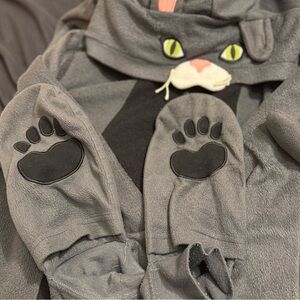Xhilaration - Cat Onesie W/ Hood, Tail, & Hand Pockets